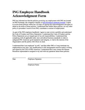 Employee handbook acknowledgment form—How.